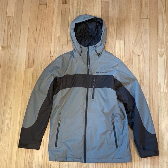 Columbia Thermal Coil Grey Coat Mens 